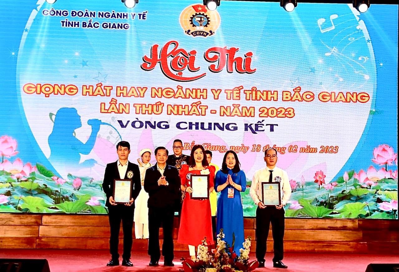 TRUNG TÂM Y TẾ THÀNH PHỐ BẮC GIANG VỚI HỘI THI TIẾNG HÁT HAY NGÀNH Y TẾ NĂM 2023